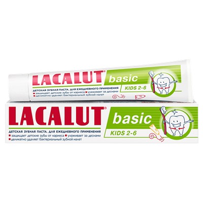 Детская зубная паста LACALUT® basic kids 2-6, 60 г