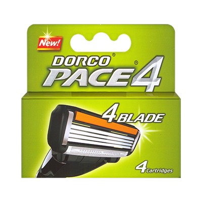 Станок для бритья DORCO PACE-4 (+ 6 кассет), система с 4 лезвиями, FRA1100pr ВЫГОДА 25%
