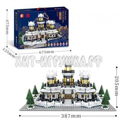 Конструктор Китайский дворец 2587 дет. 608003, 608003
