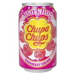 Газированный напиток Chupa Chups Raspberry со вкусом малины, 345 мл
