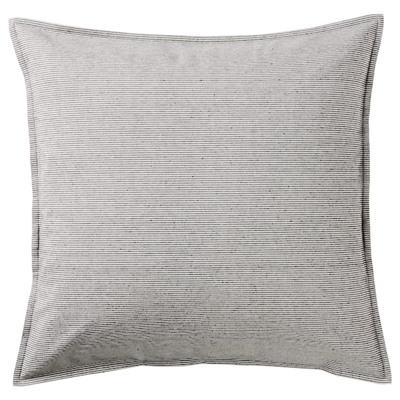 KRISTIANNE КРИСТИАННЕ, Чехол на подушку, белый/темно-серый в полоску, 50x50 см