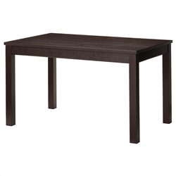 LANEBERG ЛАНЕБЕРГ, Раздвижной стол, коричневый, 130/190x80 см