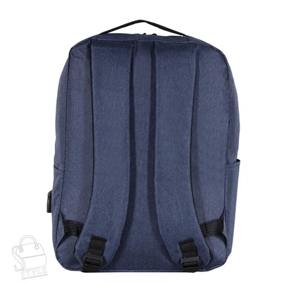 Рюкзак мужской текстильный 1938-3S blue S-Style