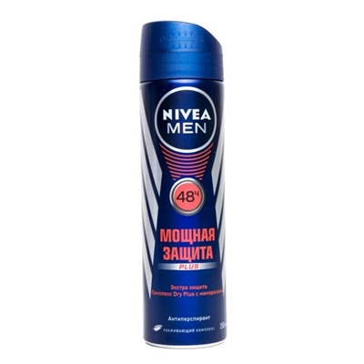 Дезодорант Спрей NIVEA MEN Антиперспирант Мощная Защита 150 мл (80003)