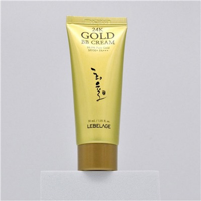 Lebelage ВВ-крем омолаживающий c экстрактом золота / 24k Gold BB Cream Spf 50+ Pa+++, 30 мл
