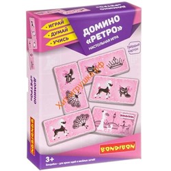 Настольная игра домино Ретро ВВ3908, ВВ3908