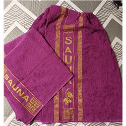 Комплект для сауны: юбка+полотенце(махра)
