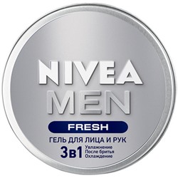 Гель для лица, рук и тела NIVEA MEN 3В1 FRESH (75мл) (83900)