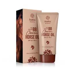 [ASIAKISS] BB-крем для лица тонирующий ЛОШАДИНЫЙ ЖИР Horse Oil BB Cream, 60 мл