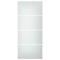 SVARTISDAL СВАРТИСДАЛЬ, 4 панели д/рамы раздвижной дверцы, белый под бумагу, 100x236 см