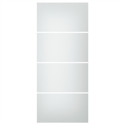 SVARTISDAL СВАРТИСДАЛЬ, 4 панели д/рамы раздвижной дверцы, белый под бумагу, 100x236 см