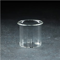 Сито стеклянное для чайника «Валенсия», 7,5×7 см, (внутренний диаметр 6,5 см)