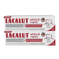 Lacalut® white&repair зубная паста, 75 мл