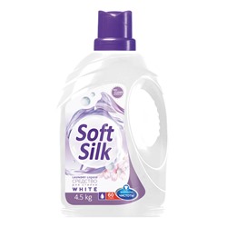SOFT SILK Средство для стирки белого белья White 1,5кг
