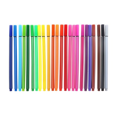 Набор капилярных ручек (маркеров), 0.4 мм, 24 цвета, тонкая линия