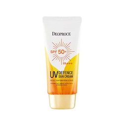 DEOPROCE UV DEFENCE SUN PROTECTOR SPF50+ PA+++ 70g Солнцезащитный крем для лица SPF50+ PA+++ 70г