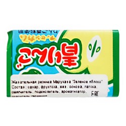 Жевательная резинка Marukawa со вкусом зелёного яблока, 5,5 г