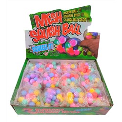 Игрушка-антистресс мяч с шариками в ассортименте , 7 см