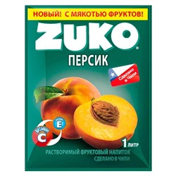 Растворимый напиток Zuko со вкусом персика, 25 г