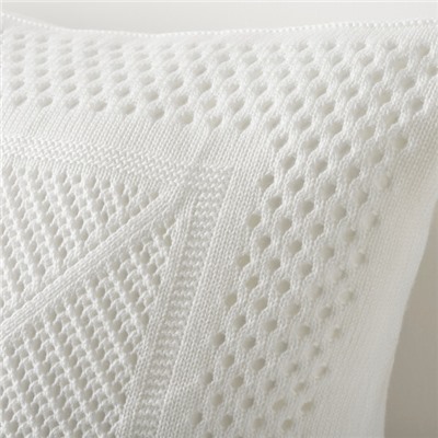 LAVFLY ЛАВФЛЮ, Чехол на подушку, белый/четырехугольной формы, 50x50 см