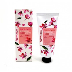 Крем для рук c вишневым цветом Farmstay Pink Flower Blooming Hand Cream Cherry Blossom, 100ml