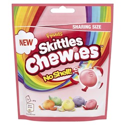 Драже Skittles Chewies Fruits без скорлупы, 176 г