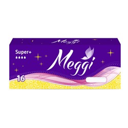 Meggi Гигиенические тампоны Super + 16шт