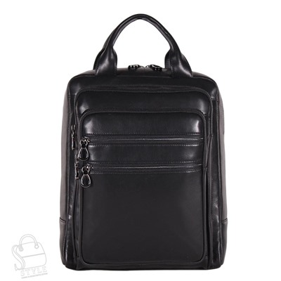 Рюкзак мужской кожаный 7325G black Fuzhiniao