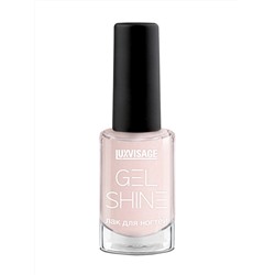 LuxVisage Gel Shine Лак для ногтей тон 101 молочный розовый с шиммером 9г