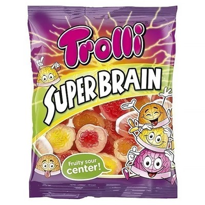 Жевательный мармелад Trolli Super Brain, 100 г