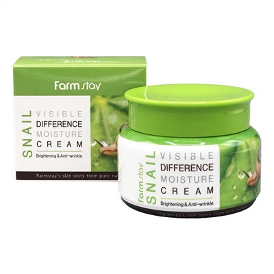 Farm Stay Крем для лица с экстрактом слизи улитки / Snail Visible Difference Moisture Cream, 100 г