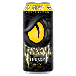 Энергетический напиток Venom Killer Taipan Mango со вкусом манго, 473 мл