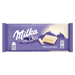 Белый шоколад Milka White Chocolate, 100 г