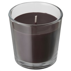 SINNLIG СИНЛИГ, Ароматическая свеча в стакане, Перец/черный, 7.5 см