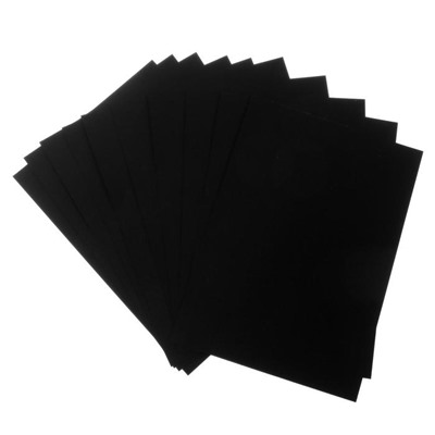 Бумага для пастели А4, deVENTE, набор 10 листов, 120 г/м2, чёрная, в пакете