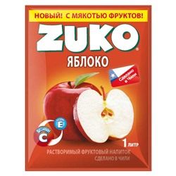 Растворимый напиток Zuko со вкусом яблока, 25 г