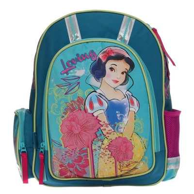 Рюкзак Disney "Принцесса" 39*30*12, для девочки, бирюза