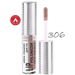 LuxVisage Lip volumizer hot vanilla Блеск-плампер для увеличения объема губ 306 Ice Taupe