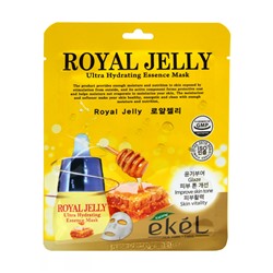 [EKEL] Маска для лица тканевая ПЧЕЛИНОЕ МАТОЧНОЕ МОЛОЧКО Royal Jelly Ultra Hydrating Essence Mask, 25 мл