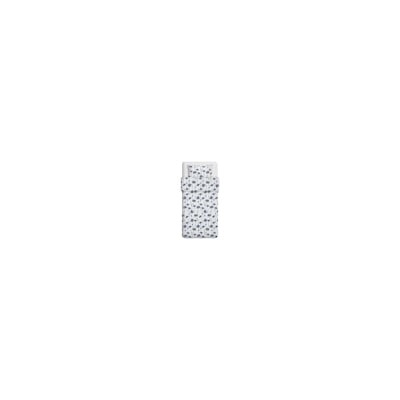 FINNOXEL ФИННОКСЕЛЬ, Пододеяльник и 1 наволочка, белый/синий цветок, 150x200/50x70 см