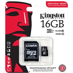 Микро-флэшкарта MicroSD Kingston Class 10 16GB