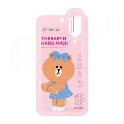 Mediheal Line Friends Theraffin Hand Mask - Увлажняющая маска для рук 7мл