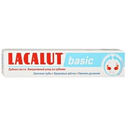Lacalut basic зубная паста, 75 мл