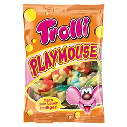 Жевательный мармелад Trolli Playmouse - мыши с фруктовым вкусом, 200 г