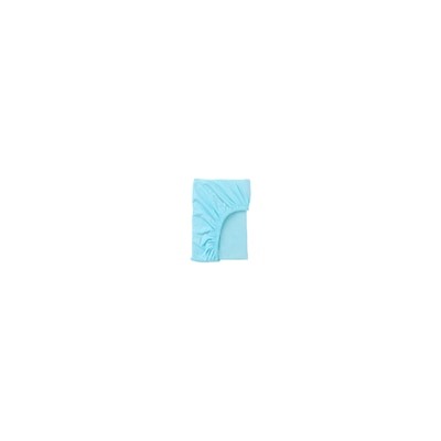 LEN ЛЕН, Простыня натяжная, синий, 80x165 см