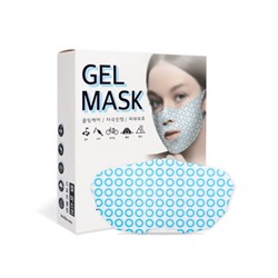 (Упаковка) WellDerma Sport Cooling Gel Mask - Маска для подтяжки овала лица 21г x 10шт.