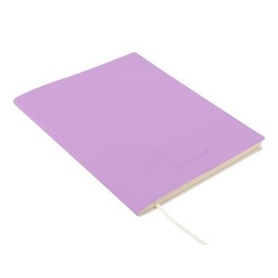 Дневник универсальный для 1-11 класса Lilac soft touch, мягкая обложка, искусственная кожа, ляссе, 80 г/м2