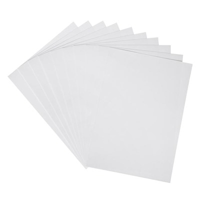Бумага для акварели А4, 10 листов, блок 180 г/м², ErichKrause "City Jazz", 100% белизна, в картонной папке