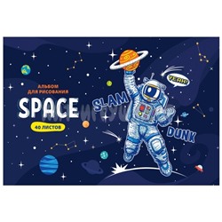 Альбом 40 л. А4 на скрепке "Космос. Space missione" ArtSpace А40_33643, А40_33643