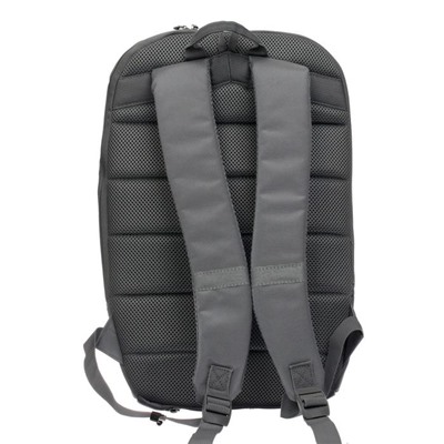 Рюкзак молодёжный Seventeen, 36 х 26 х 18 см, отделение для ноутбука, оптиковолокновые нити, серый